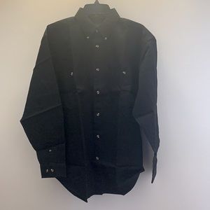 Scandia Woods Men’s Black Button-Down Shirt | Size‎ M | 100% Cotton